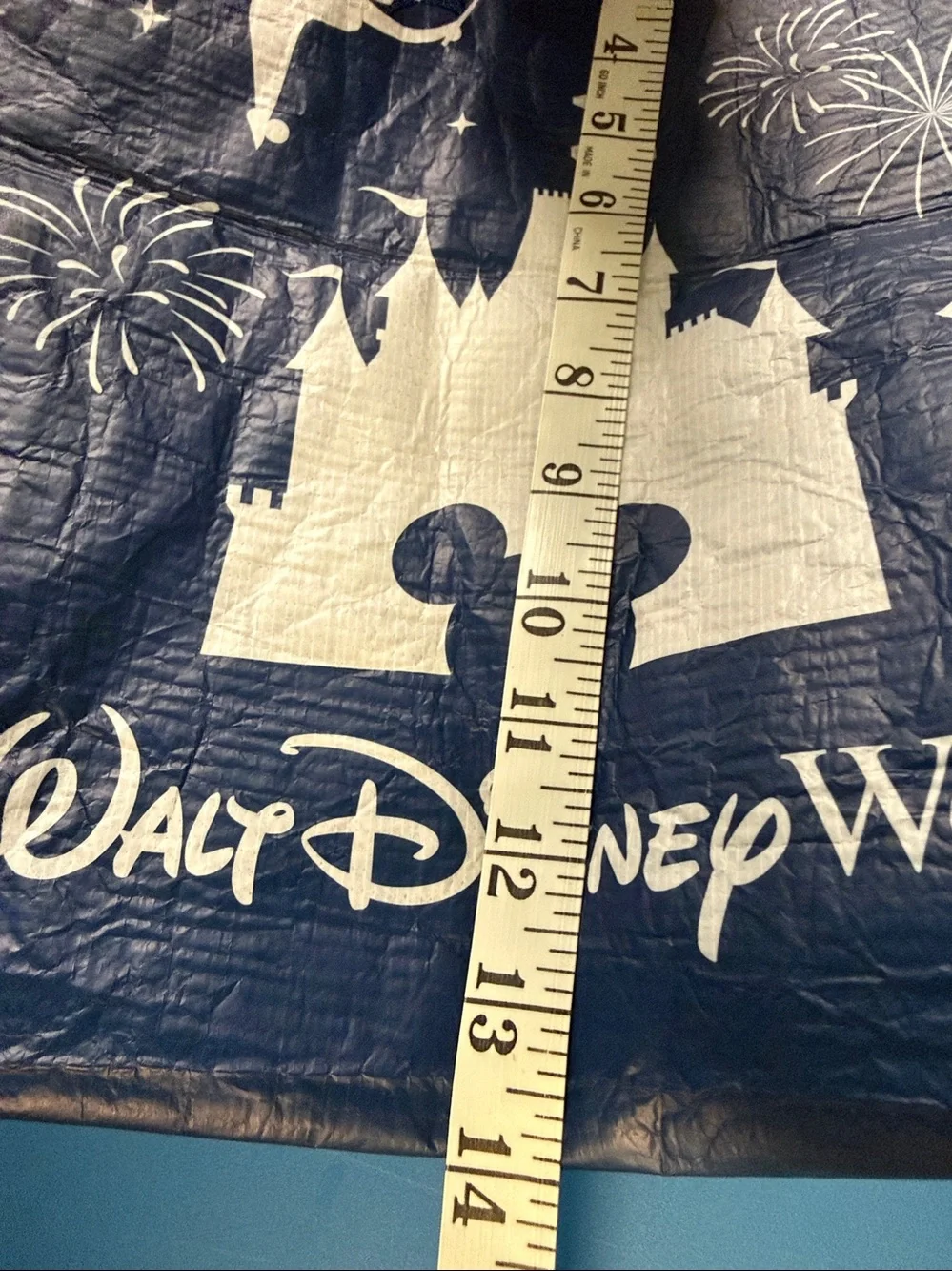 Disneyland Resort/walt Disney World Navy & White reusable Tote Bag 14 x 13 x 9